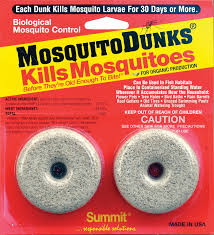 mosquito dunks.